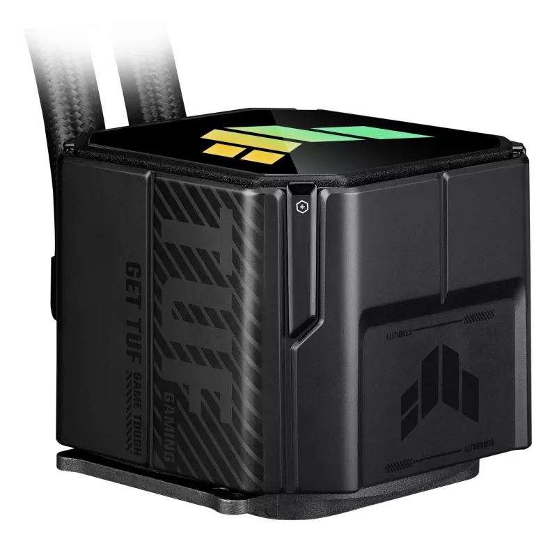 Refrigeração líquida All-in-One ASUS TUF GAMING LC III 360 ARGB – ventoinhas de 120 mm, suporta AM4/LGA1200/LGA1700/AM5, Preto