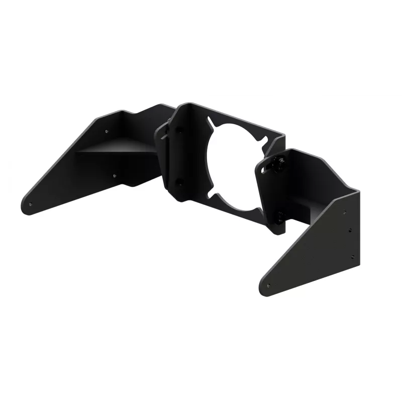 Placa de montagem para base de volante de corrida Res-Tech GT DD SUPPORT SIMUCUBE, preto, 2 kg, compatível com cockpit GT