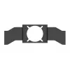 Placa de montagem para base de volante de corrida Res-Tech GT DD SUPPORT SIMUCUBE, preto, 2 kg, compatível com cockpit GT