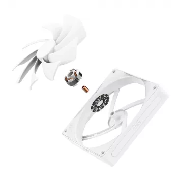 Dissipador de CPU NZXT F140Q 140mm Fluxo de Ar Silencioso Pwm Branco