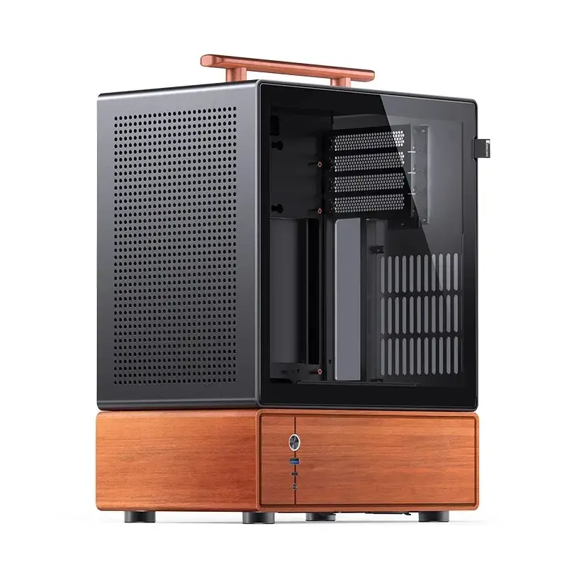Caixa de PC Jonsbo T7 Midi-Tower mATX Vidro Temperado preto