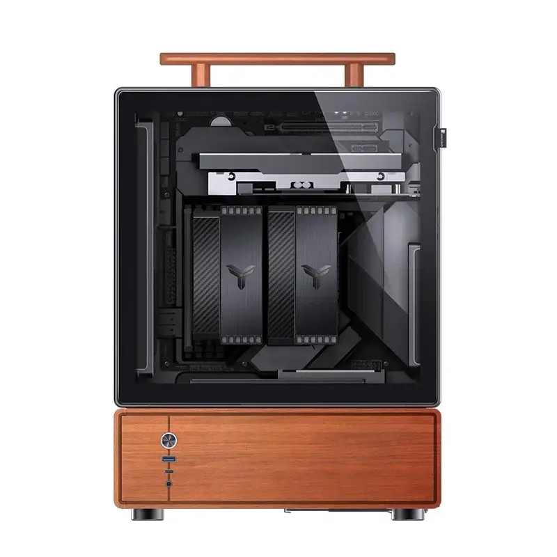 Caixa de PC Jonsbo T7 Midi-Tower mATX Vidro Temperado preto