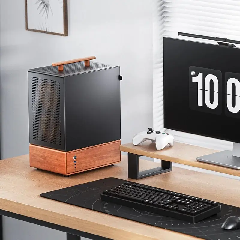 Caixa de PC Jonsbo T7 Midi-Tower mATX Vidro Temperado preto