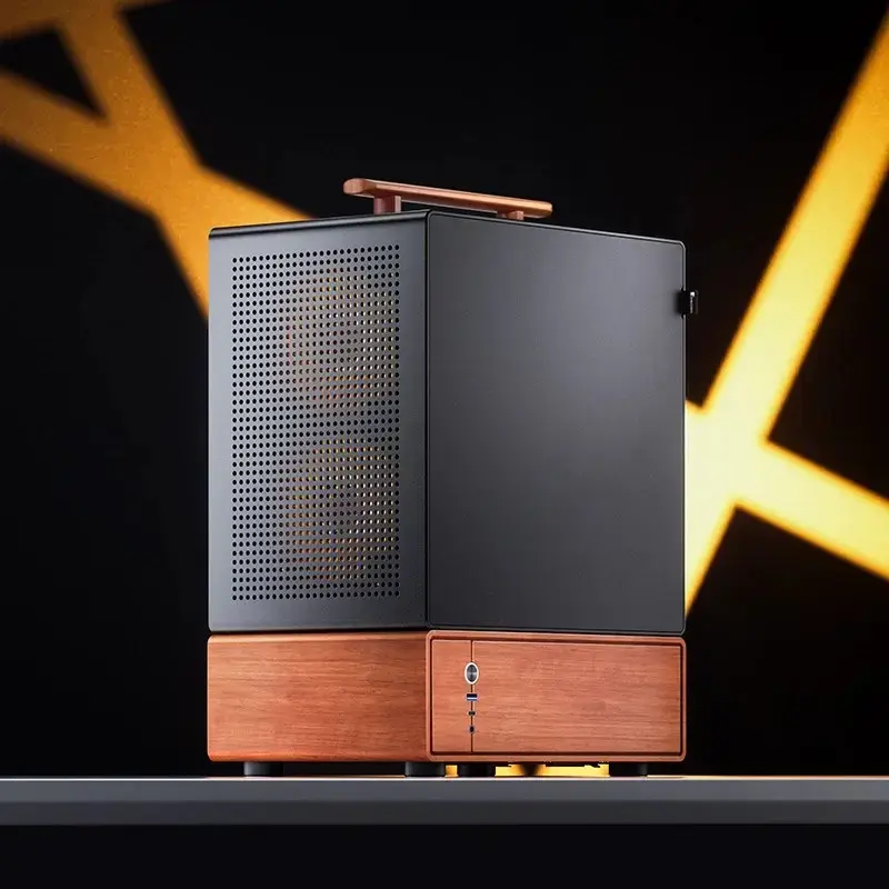 Caixa de PC Jonsbo T7 Midi-Tower mATX Vidro Temperado preto