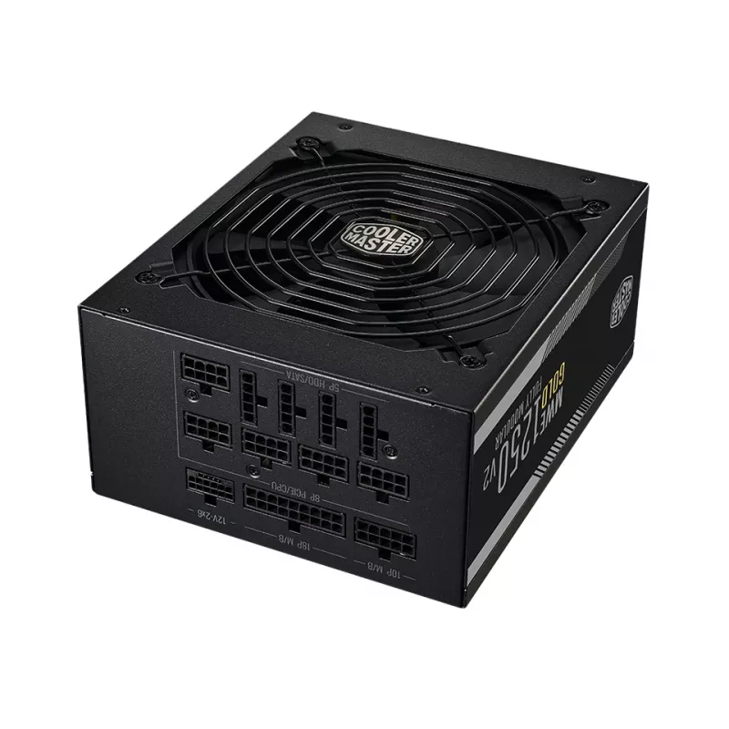 Fonte de alimentação COOLER MASTER Mwe 1250 V2 Gold Totalmente Modular 1250 W ATX Preto