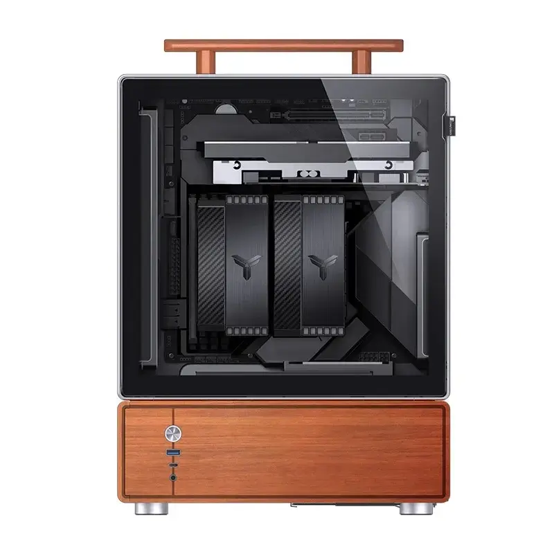 Caixa de PC Jonsbo T7 Midi Tower mATX Vidro Temperado Prateado