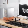 Caixa de PC Jonsbo T7 Midi Tower mATX Vidro Temperado Prateado