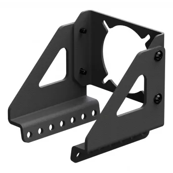 Suporte de base de volante de corrida Res-Tech X1 DD SUPPORT SIMUCUBE, alumínio, preto