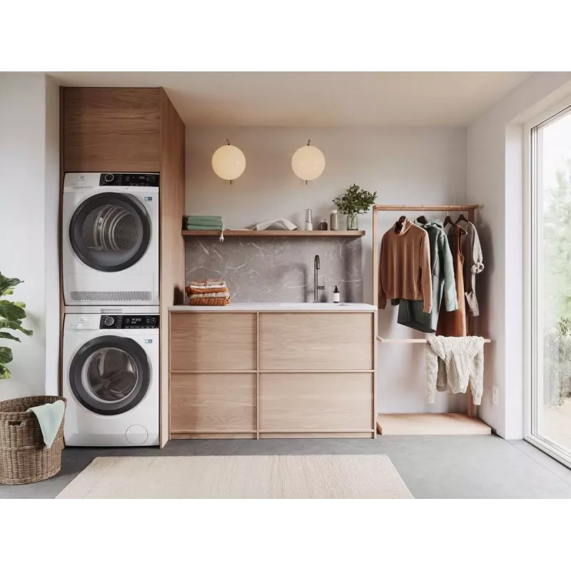 Conjunto de empilhamento Electrolux E1WYHSK2 branco – conjunto de empilhamento para máquina de lavar roupa e máquina de secar roupa, 1 unid.