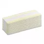 Almofadas para mopa a vapor Karcher 2.863-299.0, 340×118×3 mm, conjunto de 15 unid., bege/branco