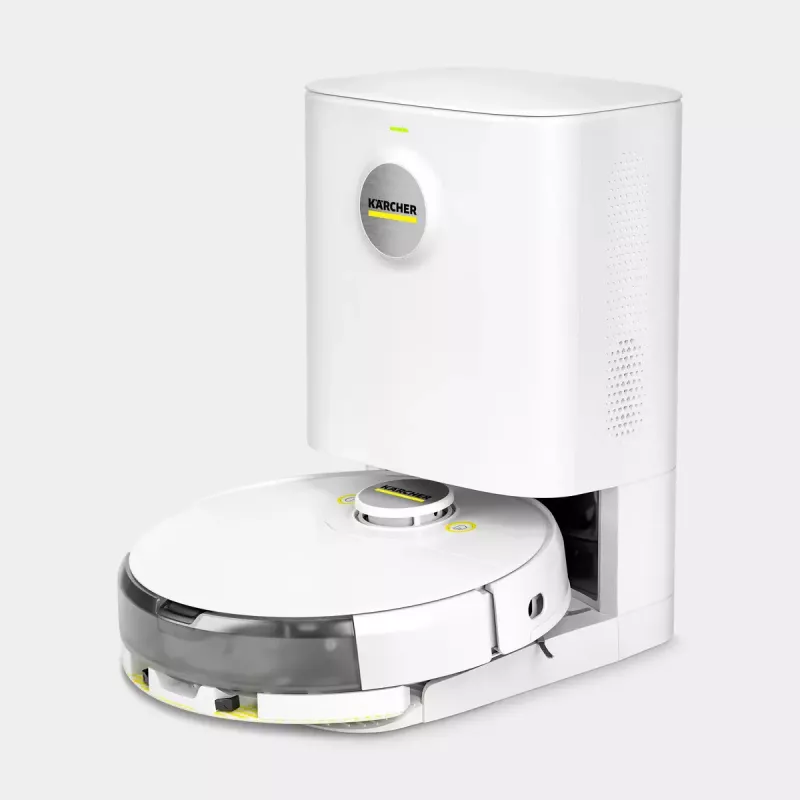 Kärcher RCV 5 estação de aspiração 2.269-643.0, base de carregamento para robô aspirador, 4 l, branca