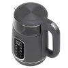 Fervedor elétrico Adler AD 1305 G — 1,7 L, 2200 W, termostato regulável, visor LED, cinzento