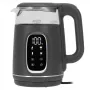 Fervedor elétrico Adler AD 1305 G — 1,7 L, 2200 W, termostato regulável, visor LED, cinzento