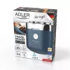 Máquina de barbear rotativa Adler AD 2937, 2 cabeças rotativas, bateria de iões de lítio recarregável 250 mAh, lavável, sem fios, azul