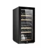 Garrafa térmica elétrica para vinho Adler AD 8080, instalação livre preta, 24 garrafas, 2 zonas, 60 L, controlo tátil