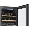 Garrafa térmica elétrica para vinho Adler AD 8080, instalação livre preta, 24 garrafas, 2 zonas, 60 L, controlo tátil