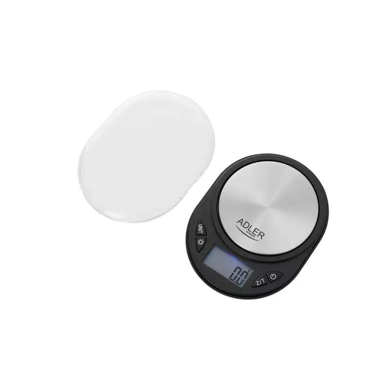 Balança de precisão Adler AD 3162 – capacidade 750 g, precisão 0,1 g, preto