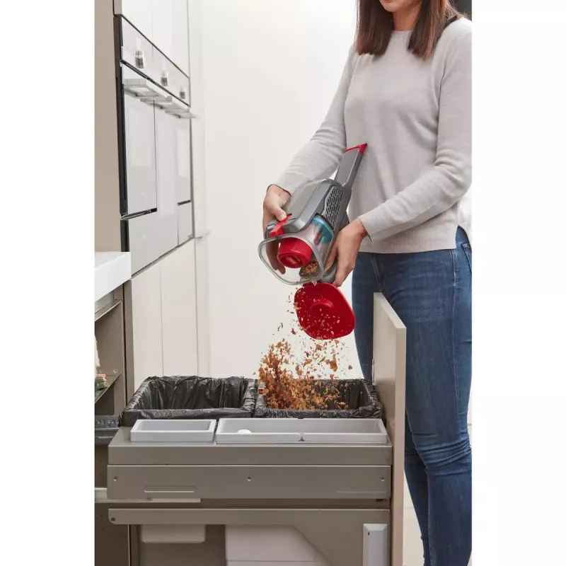Aspirador de mão Black & Decker BHHV315J — 12V sem fios, potência de aspiração de 20 AW, 0,7 L sem saco, 16 min de autonomia