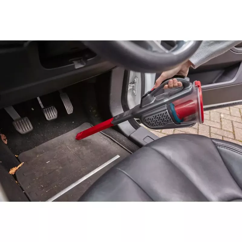 Aspirador de mão Black & Decker BHHV315J — 12V sem fios, potência de aspiração de 20 AW, 0,7 L sem saco, 16 min de autonomia