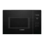 Micro-ondas Bosch Serie 6 BEL554MB0 preto, aço inoxidável micro-ondas combinado de encastrar 25 l 900 W