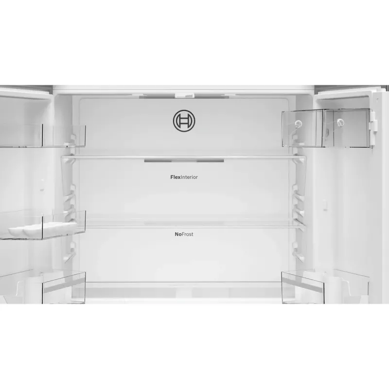 Frigorífico side-by-side Bosch Serie 4 KFN96VPEA, 605 l (frigorífico 405 l / congelador 200 l), NoFrost, aço inoxidável