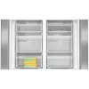 Frigorífico side-by-side Bosch Serie 4 KFN96VPEA, 605 l (frigorífico 405 l / congelador 200 l), NoFrost, aço inoxidável