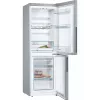 Combinado frigorífico-congelador Bosch Serie 4 KGV33VLEA — independente, aço inoxidável, 289 l de volume total (195 l de refrigeração / 94 l de congelação), classe E, 176 cm