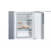 Combinado frigorífico-congelador Bosch Serie 4 KGV33VLEA — independente, aço inoxidável, 289 l de volume total (195 l de refrigeração / 94 l de congelação), classe E, 176 cm