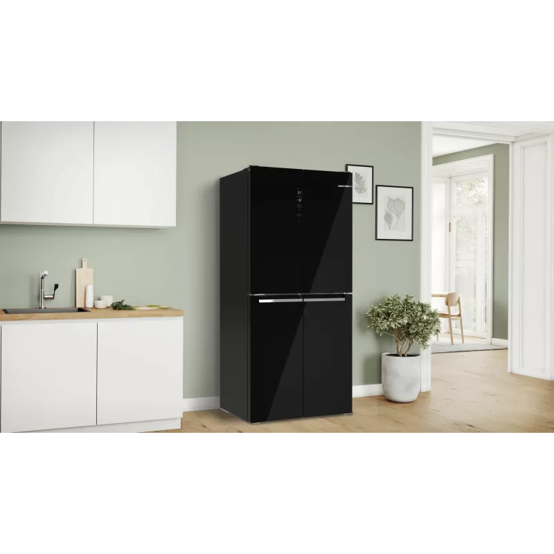 Frigorífico side-by-side Bosch Serie 4 KMC85LBEA, independente, 547 l, preto