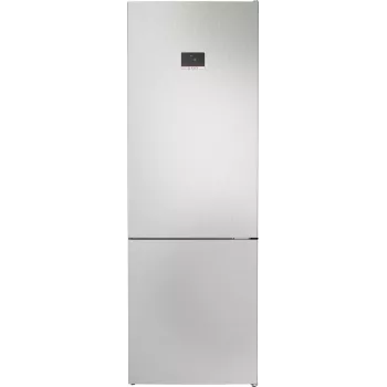 Combinado frigorífico-congelador independente Bosch Serie 4 KGN497LDF — 440 l total, 311 l frigorífico + 129 l congelador, NoFrost, visor LED, aço inoxidável
