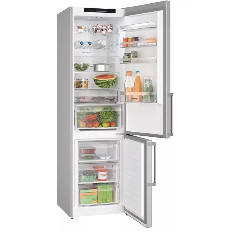 Bosch Serie 4 KGN39VIBT frigorífico combinado, de instalação livre, 363 L, classe energética B, aço inoxidável