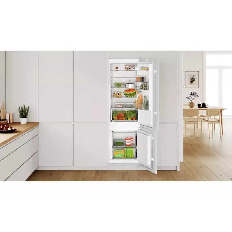 Combinado frigorífico-congelador Bosch Serie 2 KIV87NSE0 de encastrar 270 l branco