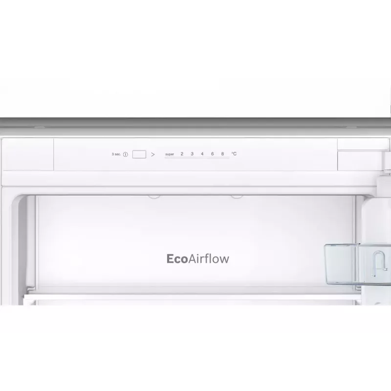 Combinado frigorífico-congelador de encastrar Bosch Serie 2 KIV86NSE0 — 267 l, congelador em baixo, branco, 177,2×54,1×54,8 cm, classe de eficiência energética E