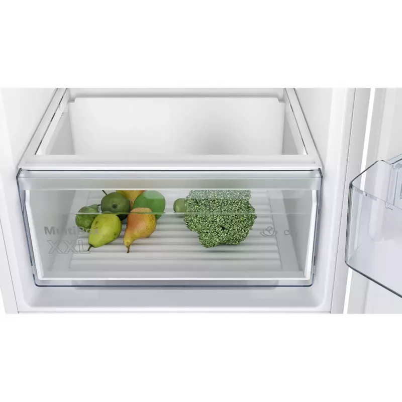 Combinado frigorífico-congelador de encastrar Bosch Serie 2 KIV86NSE0 — 267 l, congelador em baixo, branco, 177,2×54,1×54,8 cm, classe de eficiência energética E