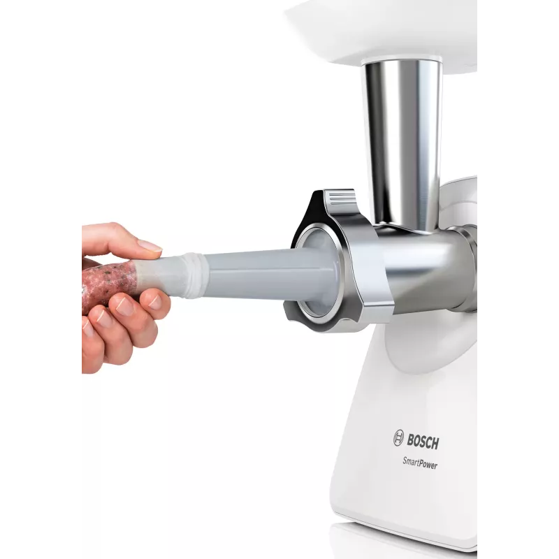 Picadora de carne Bosch MFW2520W 1500 W aço inoxidável, branca