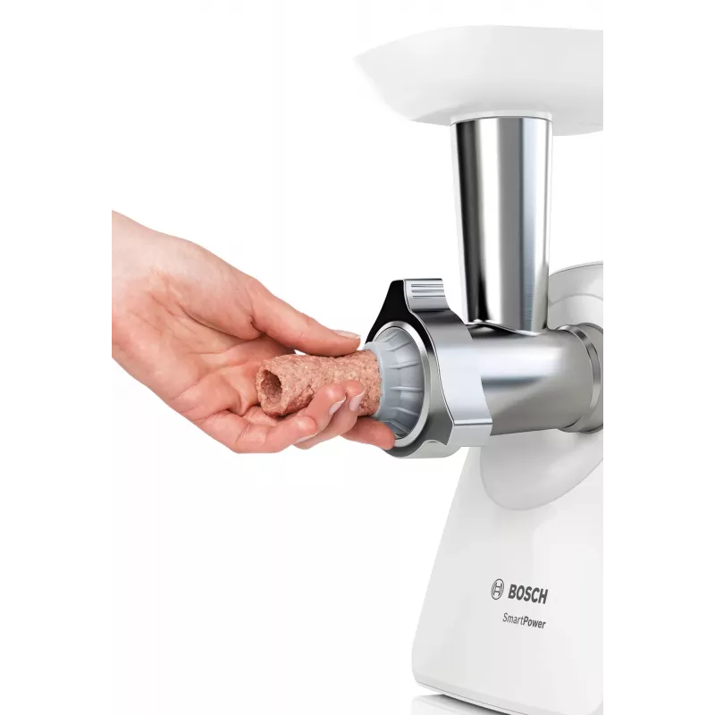 Picadora de carne Bosch MFW2520W 1500 W aço inoxidável, branca