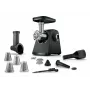 Picadora de carne Bosch Serie 4 MFWS440B 1900 W, preta, prateada