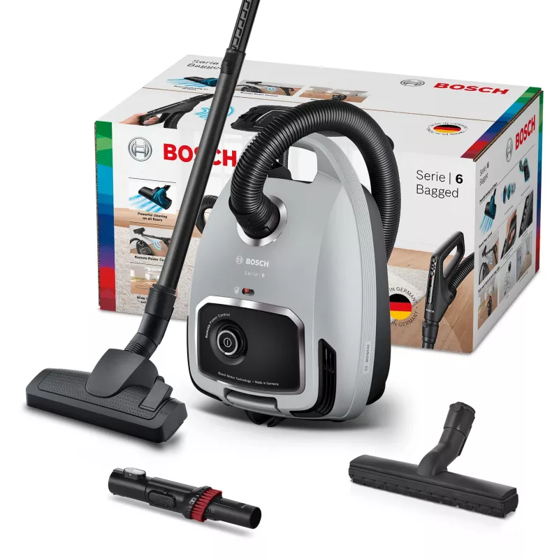 Bosch Serie 6 BGB6X330 aspirador de trenó, 600 W, saco de 4 L, filtro HEPA, a seco