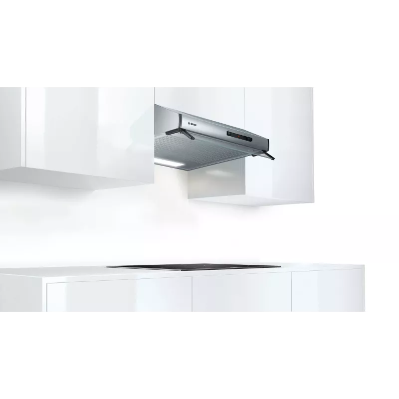 Exaustor Bosch Serie 2 DUL62FA51, montagem na parede, aço inoxidável, 250 m³/h