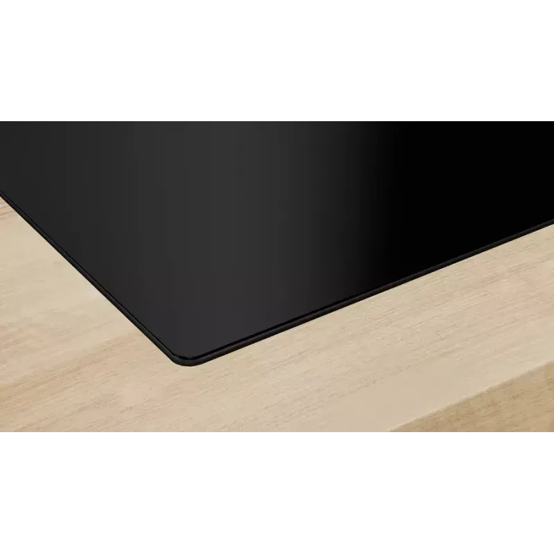 Placa de indução Bosch Serie 4 PVS811B16E, 80 cm, 4 zonas com controlo tátil, sem moldura, preta
