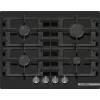 Placa Bosch Serie 4 PNP6B6K40 preta de encastrar 60 cm a gás 4 zona(s)