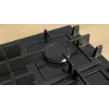 Placa Bosch Serie 4 PNP6B6K40 preta de encastrar 60 cm a gás 4 zona(s)