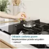Placa de gás de encastrar Bosch PCH6A5I90 — 60 cm, aço inoxidável, 4 zonas de gás + 1 wok, Flame Select, grelhas de ferro fundido
