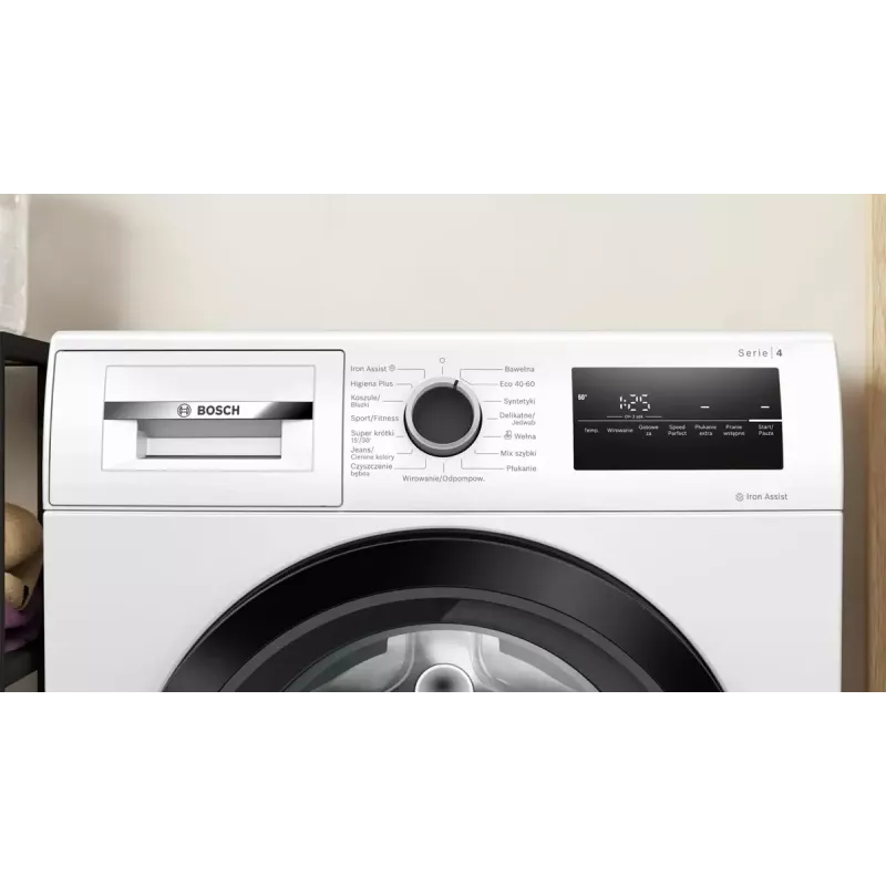 Máquina de lavar roupa Bosch WAN2827FPL de carregamento frontal 7 kg 1200 rpm A+++ branca visor LED 598×845×590 mm