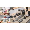 Bosch Serie 6 MUMS6EW22 robô de cozinha, 1600 W, conjunto de pastelaria, acessório liquidificador, branco/aço inoxidável
