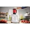 Bosch Serie 6 MUMS6EW22 robô de cozinha, 1600 W, conjunto de pastelaria, acessório liquidificador, branco/aço inoxidável