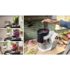 Bosch Serie 6 MUMS6EW22 robô de cozinha, 1600 W, conjunto de pastelaria, acessório liquidificador, branco/aço inoxidável