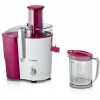 Extrator de sumo Bosch MES25C0 centrífugo 700 W vermelho cereja (fruta), transparente, branco