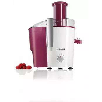 Extrator de sumo Bosch MES25C0 centrífugo 700 W vermelho cereja (fruta), transparente, branco