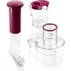 Extrator de sumo Bosch MES25C0 centrífugo 700 W vermelho cereja (fruta), transparente, branco